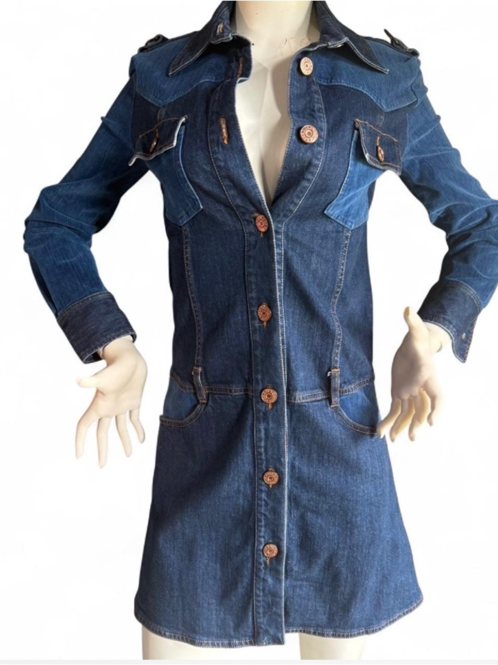See by Chloe denim mini dress